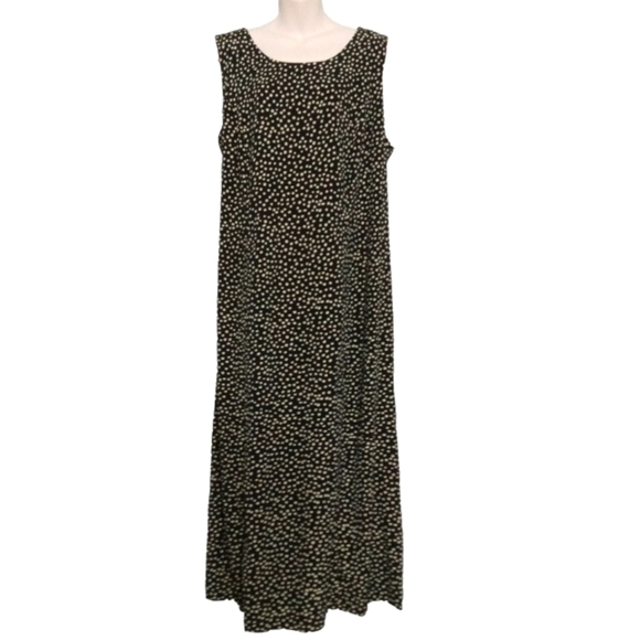 Studio I Black and White Sequin Maxi Sundress - Picture 1 of 5